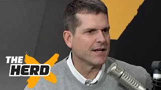 Jim Harbaugh makes his return to Colin's show | THE HERD (FULL INTERVIEW)