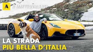 La STORIA della STRADA più BELLA D'ITALIA | Il GRAN SAN BERNARDO con MASERATI MC20 Cielo