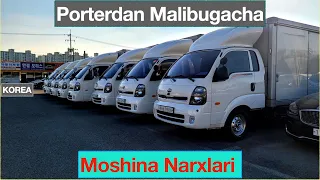 2022 yil Moshina narxlari  Malibudan Portergacha