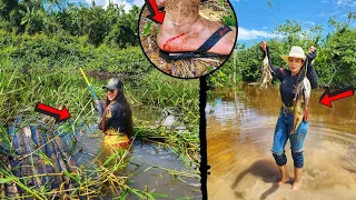 COM A AGUA NA CINTURA ELAS ATACARAM 😱 MAIS VOLTAMOS COM A INFIEIRA CHEIA DE PEIXES