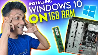 How To Install Windows 10 On OLD Computer | Install Windows 10 On 1GB RAM PC| How To Install Windows