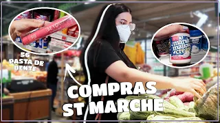 FIZ COMPRAS NO ST MARCHE + PREÇOS E PRODUTOS DIFERENTES