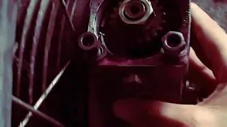 Bmw r50 motorcycle shaft drive gears in motion