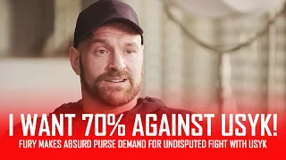 🦆 Tyson Fury DUCKS Usyk fight?!! DEMANDS ridiculous 70/30 purse split!!! 🤦🏾