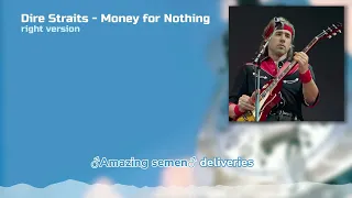 Dire Straits - Money For Nothing (Gachi Remix) Right Version