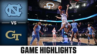 North Carolina vs. Georgia Tech Game Highlights | 2023-24 ACC Women’s Basketball