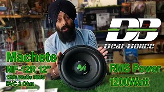 DEAF BONCE MF12R D2 1200WATT RMS SUBWOOFER UNBOXING