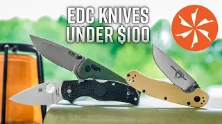 Best Everyday Carry Folding Pocket Knives Under $100 at KnifeCenter.com