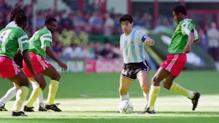 Diego Maradona Dropping Players On The Floor ● Can’t Be Stopped