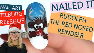 Nailed It: Rudolph The Red Nose Reindeer (Nailart video)