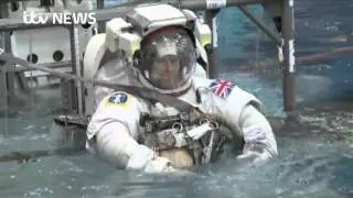 Behind the scenes: British astronaut prepares to blast off to ISS