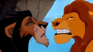 The Lion king Mufasa and Scar scene Comparison (1994) and (2019)