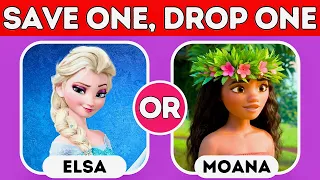 Who Do You Save? | Disney Characters | Save One, Drop One