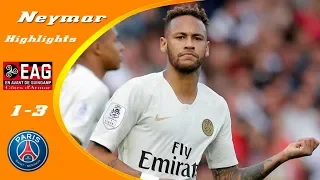 Neymar vs Guingamp (Away) HD 1080i Highlights (Full Skills & Highlights) - 18/08/2018