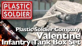 Review | Valentine Infantry Tank 1/100 (15mm) - The Plastic Soldier Company | WWII