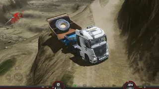 Truckers Of Europe 3 | Quarry to Stuttgart | Heavy Load on Risky Mountain Roads | Unfinished Drive