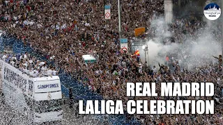 Record-extending 35th LaLiga title! 150,000 jubilant Real Madrid fans flocked to celebrate