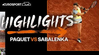 7th seed Aryna Sabalenka fights back after 1st set scare | 2022 Roland Garros | Eurosport