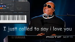 Stevie Wonder I just called to say i love you Cover / Yamaha psr sx900