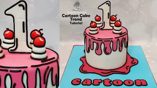 Cartoon Cake Trend Tutorial