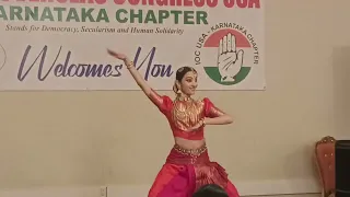 MAYURI KARANTH DANCING AT IOC USA KARNATAKA CHAPTER