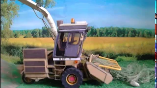 Масштабная модель FORTSCHRITT E 281C.  How to make a harvester of paper.