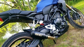 First mod for the CB300R (SC Project Motogp Exhaust)