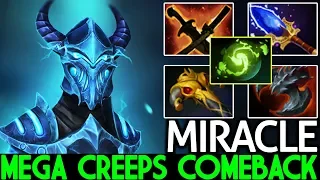 MIRACLE [Razor] Try Hard Mega Creeps Comeback Max Speed Build 7.23 Dota 2