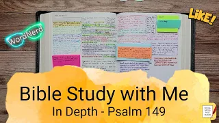 Study the Bible with Me In Depth - Psalm 149