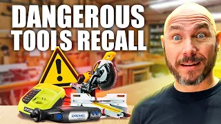 Millions of Dangerous Tools Recalled! Are Your Tools Safe?