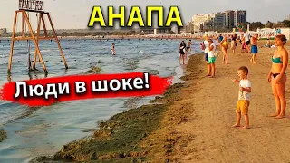 #Анапа ЛЮДИ В ШОКЕ ОТ ТИНЫ В СЕНТЯБРЕ! ЦЕНТРАЛЬНЫЙ ПЛЯЖ - КАК ПРОЙТИ В МОРЕ?