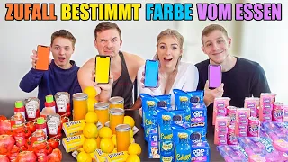 Zufall bestimmt Essens-Farbe für 1 Tag (mit meinen Brüdern und Mann)