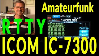 Amateurfunk RTTY mit dem Icom IC-7300 ganz ohne Computer