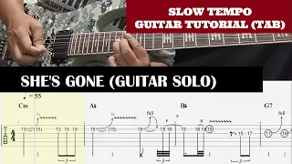 Steelheart She's Gone Guitar Lesson With Tab (Slow Tempo)