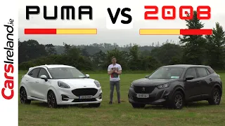 Ford Puma vs Peugeot 2008 Review | CarsIreland.ie