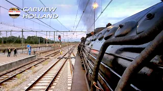 Spectacular 1940’s German steam cab ride 100kph: Roosendaal - Rotterdam CABVIEW HOLLAND SSN 18/9/21