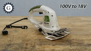 Cord to Cordless Grass Trimmer Conversion