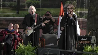 R.E.M.'s Mike Mills performs 'Losing My Religion' at Mercer's graduation in Macon