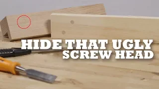 How to hide that ugly screw head with this simple DIY