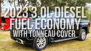 2023 GMC Denali 3.0L LZO Diesel Fuel Economy: Tonneau Cover and past break-in period!