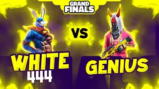 White444 🐰 Vs Genius 🔥 || Free Fire 1 vs 1 Championship Grand Final