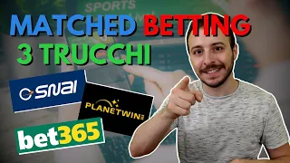 MATCHED BETTING💰 3 TRUCCHI per Ottimizzare le Multiple💸