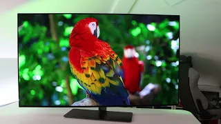 Philips 55OLED818/12 unboxing, menu browsing, picture quality & Ambilight