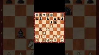 Best chess trap   |  Trap in the Sicilian Defense |  Easy win |  #Shorts