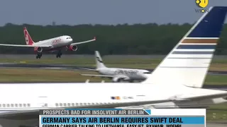 Prospects bad for insolvent Air Berlin