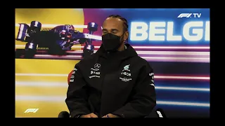 Lewis Hamilton's Jamaican ring tone during 2021 Spa presser! 🙂