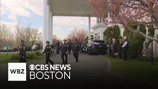 Sea of blue honors Billerica police officer killed in construction accident