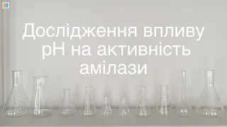 3.1 Дослідження впливу рН на активність амілази