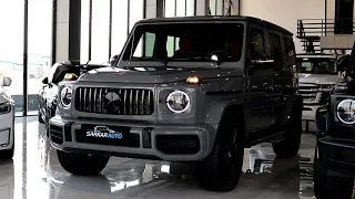 2023 Arabian gray Mercedes G63 AMG in details and brutal sound - the ultimate SUV