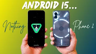 Nothing Phone 2 Gets Android 15 Update! 📱 Partial Screen Recording & New Features Explained 🔥